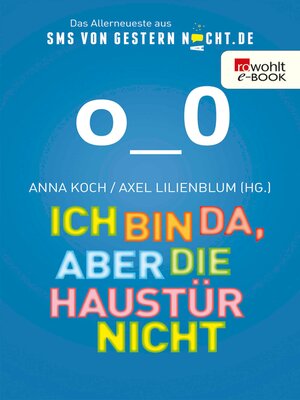 cover image of Ich bin da, aber die Haustür nicht